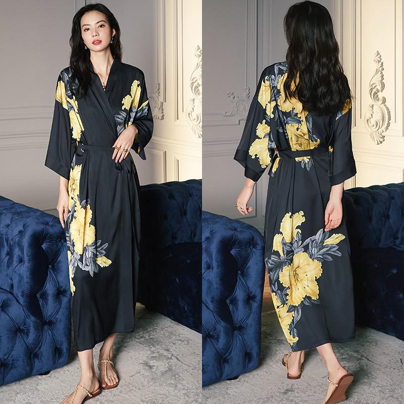 Kimono long noir